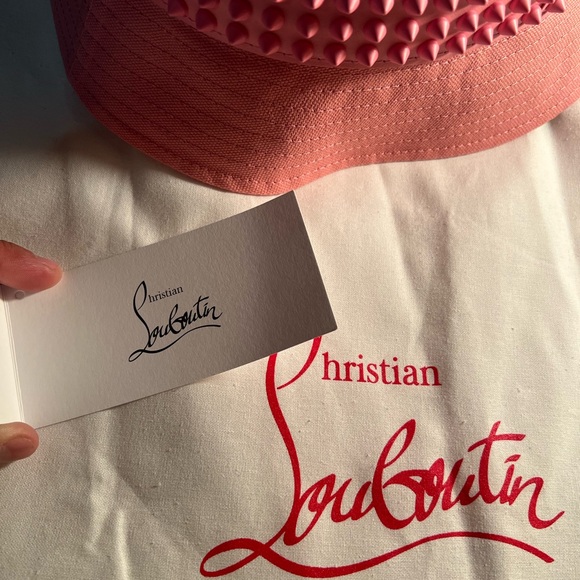 Christian Louboutin Pink Spiked bucket hat(nwt) - Picture 6 of 7